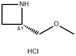 Azetidine, 2-(methoxymethyl)-, hydrochloride (1:1), (2S)- Structure