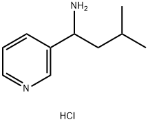 2512199-53-8 3-methyl-1-(3-pyridinyl)-1-butanamine hydrochloride