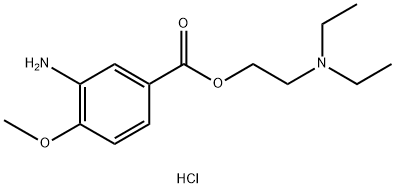 Benzoic acid, 3-amino-4-methoxy-, 2-(diethylamino)ethyl ester, hydrochloride (1:1)|丙美卡因杂质1 盐酸盐