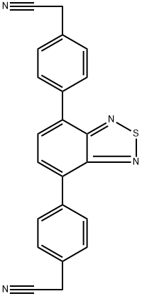 2,2'-(苯并[C][1,2,5]噻二唑-4,7-二基双(4,1-亚苯基))二乙腈,2512845-03-1,结构式