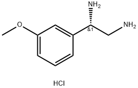 (S)-1-(3-methoxyphenyl)ethane-1,2-diamine dihydrochloride 结构式