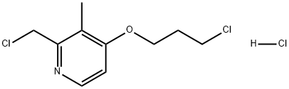 Pyridine, 2-(chloromethyl)-4-(3-chloropropoxy)-3-methyl-, hydrochloride (1:1) Structure