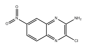 3-Chloro-7-nitroquinoxalin-2-amine Struktur