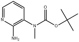 tert-butyl (2-aminopyridin-3-yl)(methyl)carbamate Structure