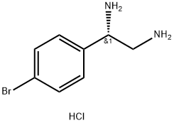 (S)-1-(4-bromophenyl)ethane-1,2-diamine dihydrochloride Structure