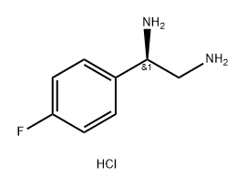 (R)-1-(4-fluorophenyl)ethane-1,2-diamine dihydrochloride Structure