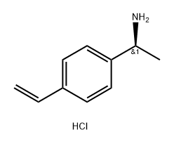 Benzenemethanamine, 4-ethenyl-α-methyl-, hydrochloride (1:1), (αS)- 结构式