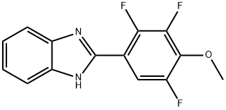 2-(2,3,5-Trifluoro-4-methoxyphenyl)-1H-benzimidazole Structure