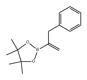 4,4,5,5-Tetramethyl-2-(3-phenylprop-1-en-2-yl)-1,3,2-dioxaborolane Structure