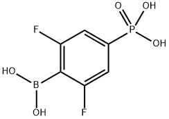 (4-硼-3,5-二氟苯基)膦酸, 2520242-74-2, 结构式