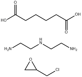 己二酸/环氧丙基二亚乙基三胺共聚物 结构式