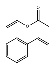 苯乙烯与乙酸乙烯酯的聚合物, 25213-29-0, 结构式