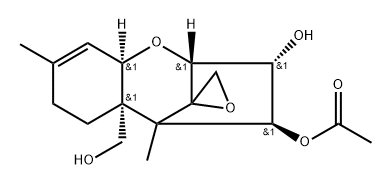 Trichothec-9-ene-3,4,15-triol, 12,13-epoxy-, 4-acetate, (3α,4β)- 结构式