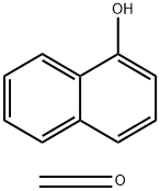 FORMALDEHYDE-1-NAPHTHALENOLCOPOLYMER 化学構造式