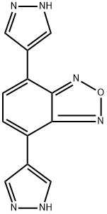 4,7-bis(1H-pyrazol-4-yl)-2,1,3-benzoxadiazole 结构式