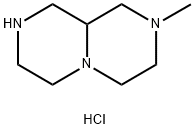 2H-Pyrazino[1,2-a]pyrazine, octahydro-2-methyl-, hydrochloride (1:2) Struktur