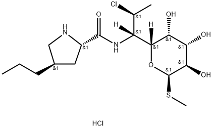 N-去甲基克林霉素盐酸盐,25532-03-0,结构式