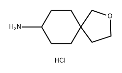 2-Oxa-spiro[4.5]dec-8-ylamine hydrochloride, 2555249-88-0, 结构式