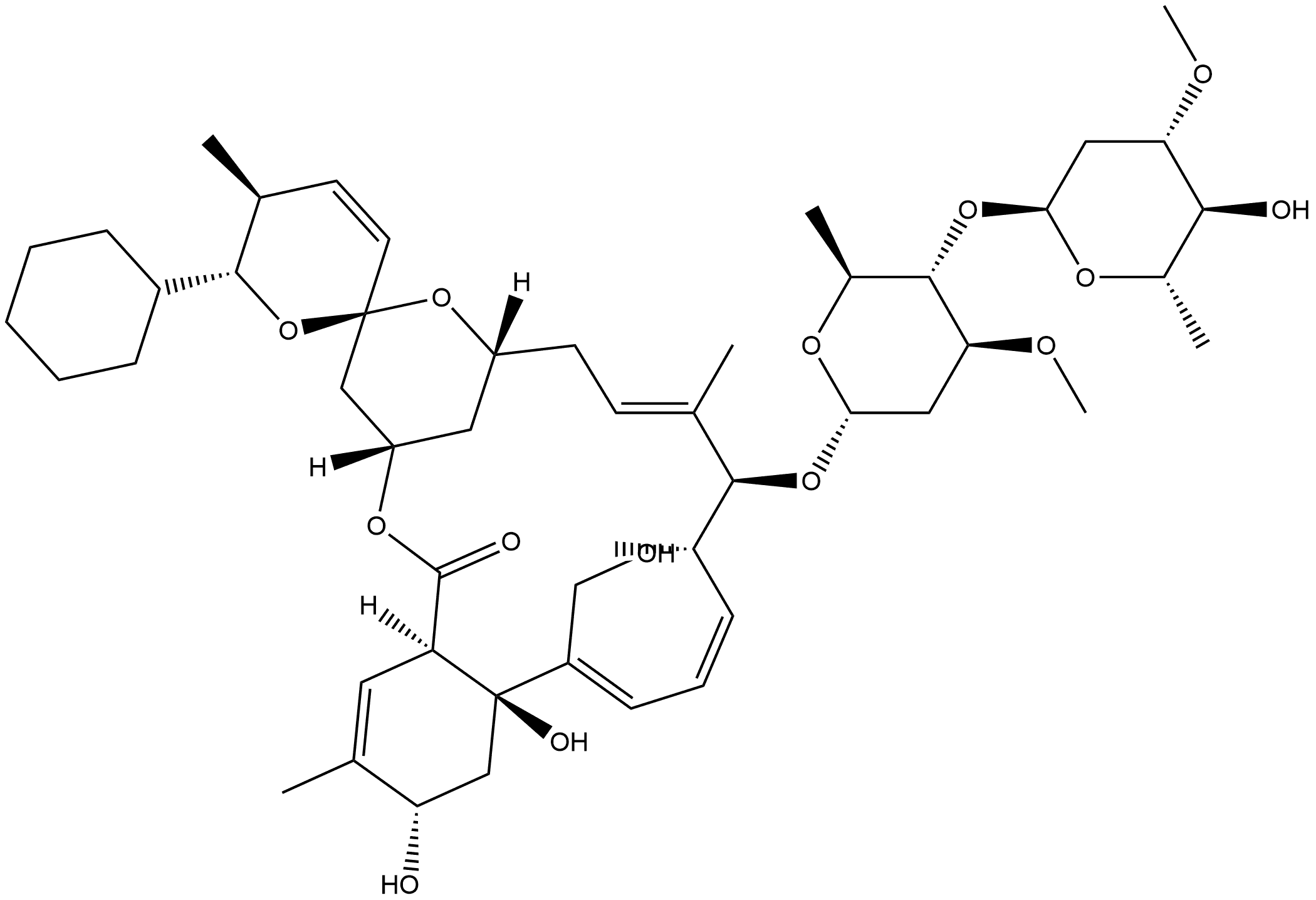多拉菌素杂质5(14-去甲基多拉菌素), 2560603-30-5, 结构式