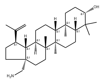 28-Deoxy-28-amino-betulin, 97%, Semi-Synthetic Structure