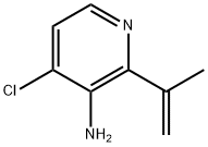 4-chloro-2-(prop-1-en-2-yl)pyridin-3-amine 化学構造式