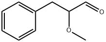 Benzenepropanal, α-methoxy- Structure