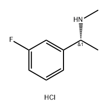 (R)-1-(3-氟苯基)-N-甲基乙胺盐酸盐 结构式