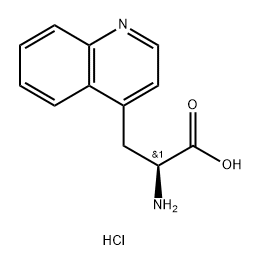 (S)-2-Amino-3-(quinolin-4-yl)propanoic acid dihydrochloride Structure