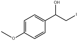 Benzenemethanol, α-(iodomethyl)-4-methoxy- Structure