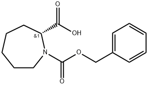 (2R)-Azepane-1,2-dicarboxylic acid 1-benzyl ester 结构式