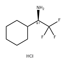 (R)-1-环己基-2,2,2-三氟乙-1-胺盐酸盐,2564735-97-1,结构式