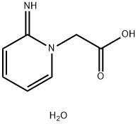 2-(2-Iminopyridin-1(2H)-yl)acetic acid hydrate 化学構造式