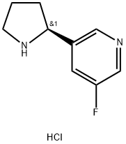 (S)-3-氟-5-(吡咯烷-2-基)吡啶二盐酸盐,2565792-20-1,结构式