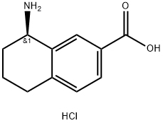 (R)-8-氨基-5,6,7,8-四氢萘-2-羧酸盐酸盐, 2565792-56-3, 结构式