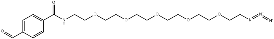 CHO-Ph-PEG5-amine TFA, 2566404-73-5, 结构式