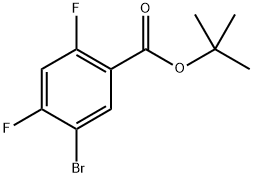 5-溴-2,4-二氟苯甲酸叔丁酯, 2566431-70-5, 结构式