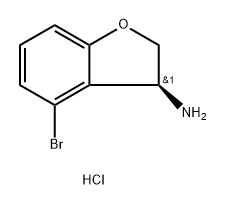 (S)-4-溴-2,3-二氢苯并呋喃-3-胺盐酸盐,2566440-52-4,结构式