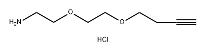 2-(2-(丁-3-炔-1-基氧基)乙氧基)乙胺盐酸盐 结构式