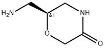 (S)-6-(Aminomethyl)morpholin-3-one Structure