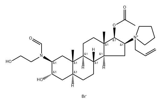 罗库溴铵杂质59溴化物,2569023-19-2,结构式