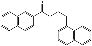 4-(naphthalen-1-yl)-1-(naphthalen-2-yl)butan-1-one Structure