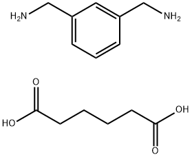 Hexanedioic acid, polymer with 1,3-benzenedimethanamine Structure