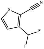 3-(Difluoromethyl)thiophene-2-carbonitrile Struktur