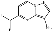 5-(二氟甲基)吡唑并[1,5-A]嘧啶-3-胺, 2573213-97-3, 结构式