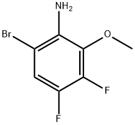 6-Bromo-3,4-difluoro-2-methoxyaniline Structure