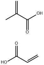 2-甲基-2-丙烯酸与2-丙烯酸的聚合物, 25751-21-7, 结构式