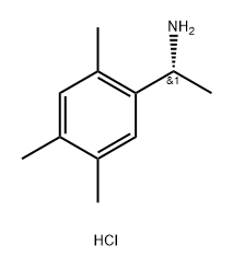 (1R)-1-(2,4,5-三甲基苯基)乙-1-胺盐酸盐, 2580113-99-9, 结构式