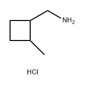 Cyclobutanemethanamine, 2-methyl-, hydrochloride (1:1) Structure