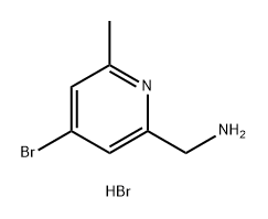 2-Pyridinemethanamine, 4-bromo-6-methyl-, hydrobromide (1:2) Structure