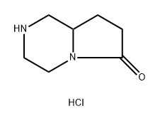 octahydropyrrolo[1,2-a]pyrazin-6-one dihydrochloride,2580210-65-5,结构式